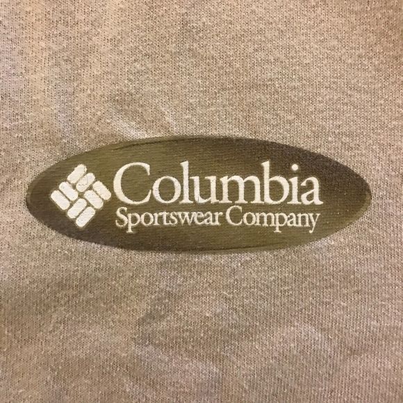 Columbia Sportswear‎ Fishing T-Shirt "Outlaw Anglers" Mens Large Khaki Skull art - Picture 5 of 8